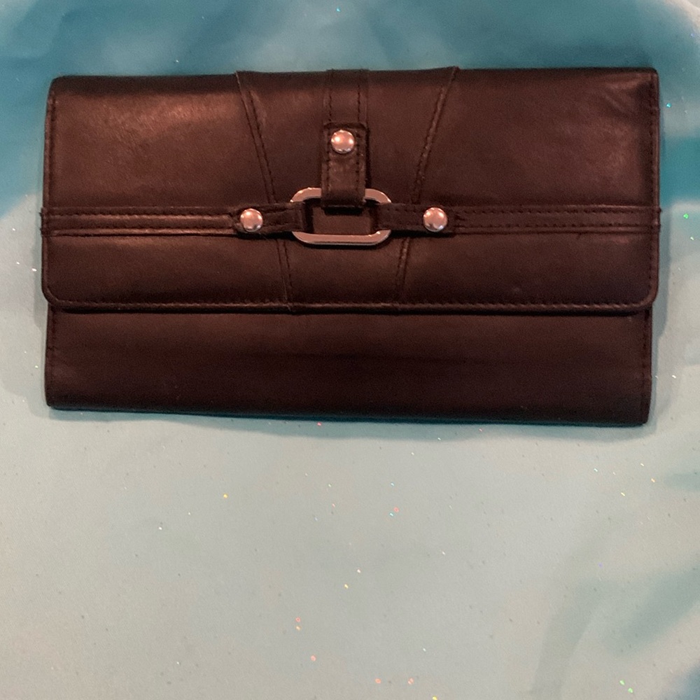 Buxton Leather Black Wallet